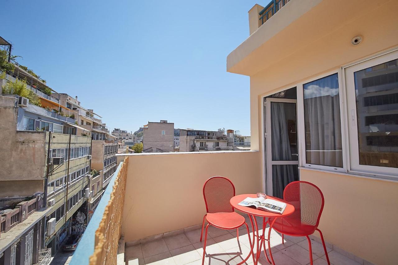 Tostay-Unique Apartment Hotel In Athens Center! Exteriör bild
